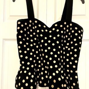 Express black and beige ladies tank top style large
